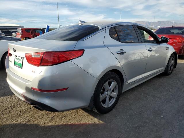 5XXGM4A74EG270716 - 2014 KIA OPTIMA LX SILVER photo 3