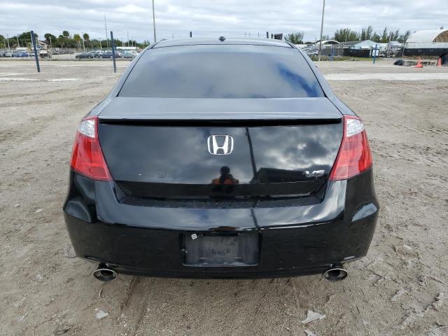 1HGCS22868A016037 - 2008 HONDA ACCORD EXL BLACK photo 6