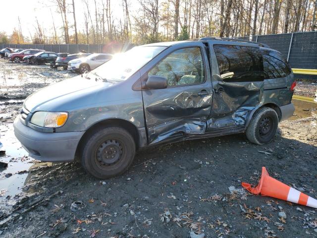 4T3ZF13C71U394997 - 2001 TOYOTA SIENNA LE BLUE photo 1