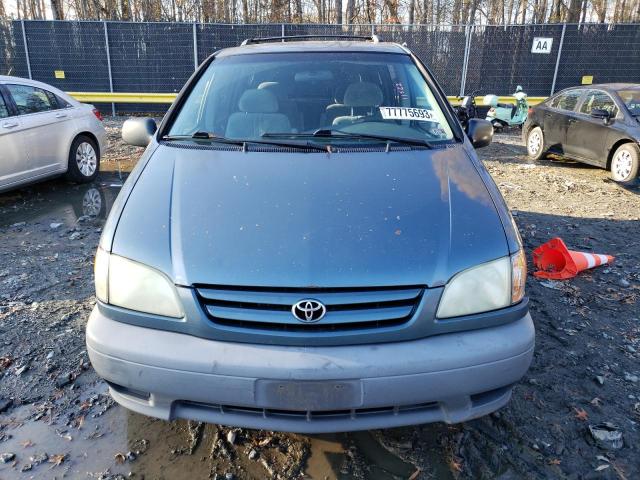 4T3ZF13C71U394997 - 2001 TOYOTA SIENNA LE BLUE photo 5