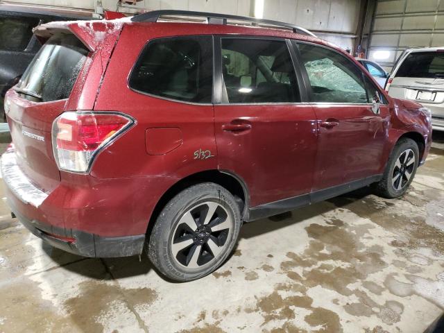 JF2SJAJC1JH544693 - 2018 SUBARU FORESTER 2.5I LIMITED RED photo 3