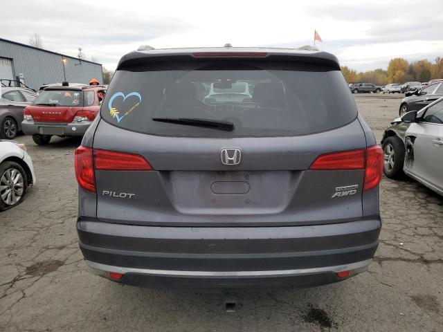 5FNYF6H92JB051316 - 2018 HONDA PILOT TOURING GRAY photo 6