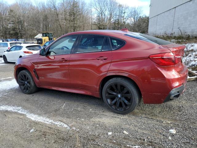 5UXKU2C55F0N76884 - 2015 BMW X6 XDRIVE35I BURGUNDY photo 2