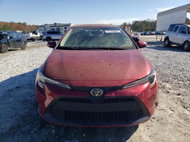 5YFEPMAE5NP387757 - 2022 TOYOTA COROLLA LE RED photo 5