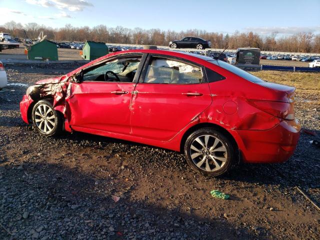 KMHCT4AE0HU271825 - 2017 HYUNDAI ACCENT SE RED photo 2