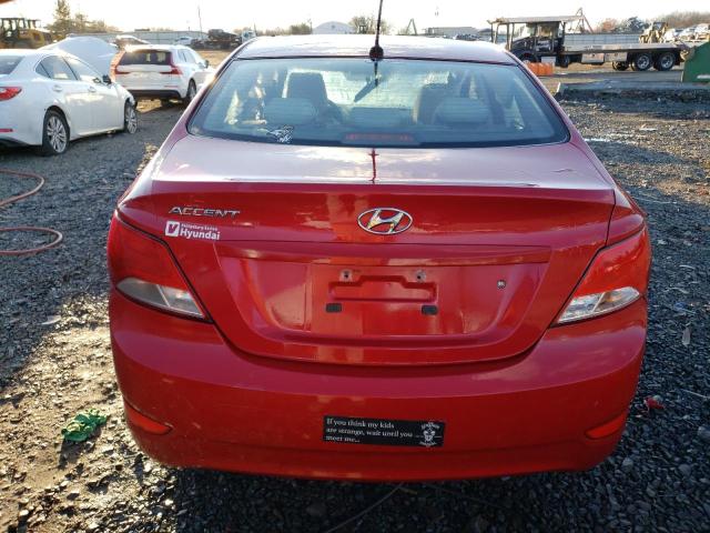 KMHCT4AE0HU271825 - 2017 HYUNDAI ACCENT SE RED photo 6