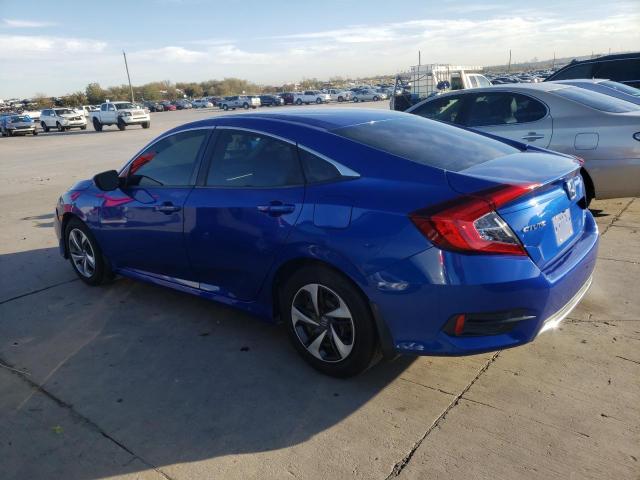 2HGFC2F60KH549383 - 2019 HONDA CIVIC LX BLUE photo 2