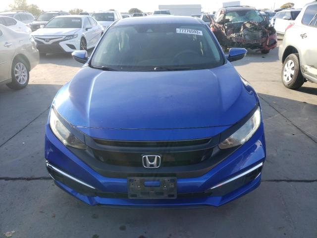 2HGFC2F60KH549383 - 2019 HONDA CIVIC LX BLUE photo 5