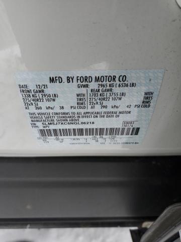 5LM5J7XC6NGL06218 - 2022 LINCOLN AVIATOR RESERVE WHITE photo 12