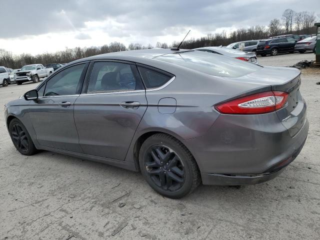 3FA6P0H74ER387530 - 2014 FORD FUSION SE GRAY photo 2