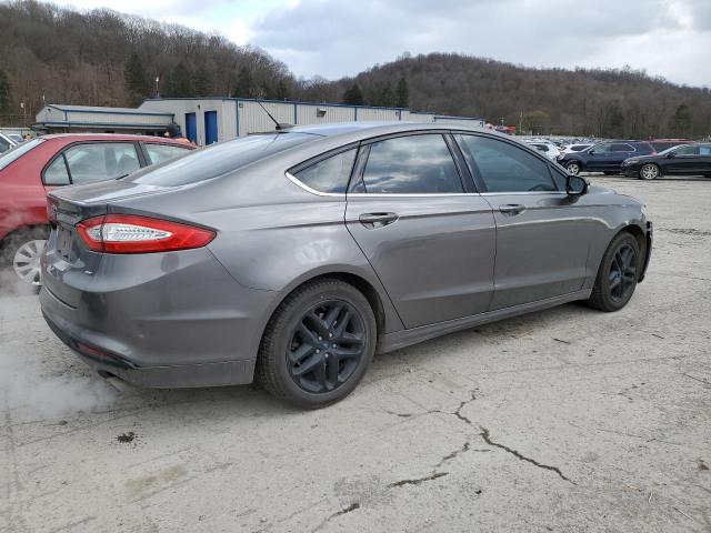 3FA6P0H74ER387530 - 2014 FORD FUSION SE GRAY photo 3