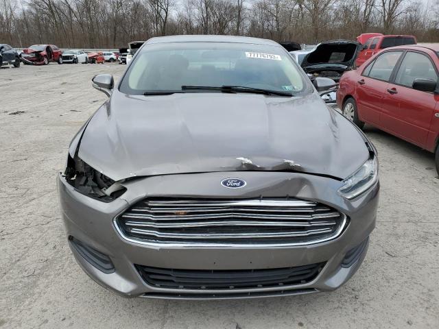 3FA6P0H74ER387530 - 2014 FORD FUSION SE GRAY photo 5