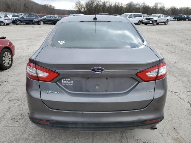 3FA6P0H74ER387530 - 2014 FORD FUSION SE GRAY photo 6