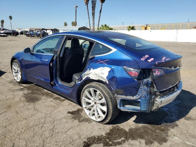 5YJ3E1EA3JF022616 - 2018 TESLA MODEL 3 BLUE photo 2