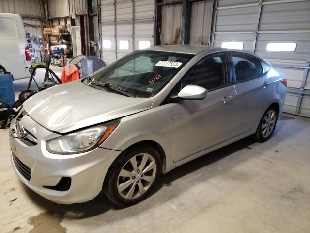 KMHCU4AE7DU324124 - 2013 HYUNDAI ACCENT GLS SILVER photo 1