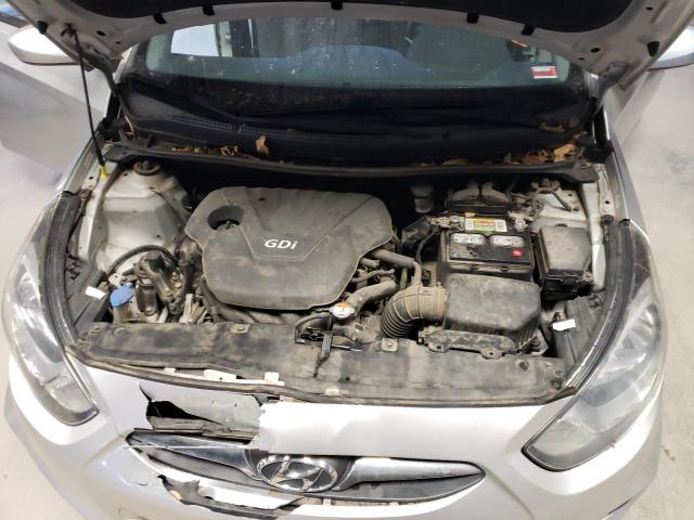 KMHCU4AE7DU324124 - 2013 HYUNDAI ACCENT GLS SILVER photo 11