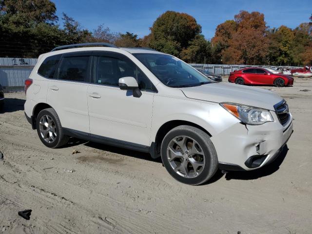 JF2SJAUC6FH528220 - 2015 SUBARU FORESTER 2.5I TOURING WHITE photo 4