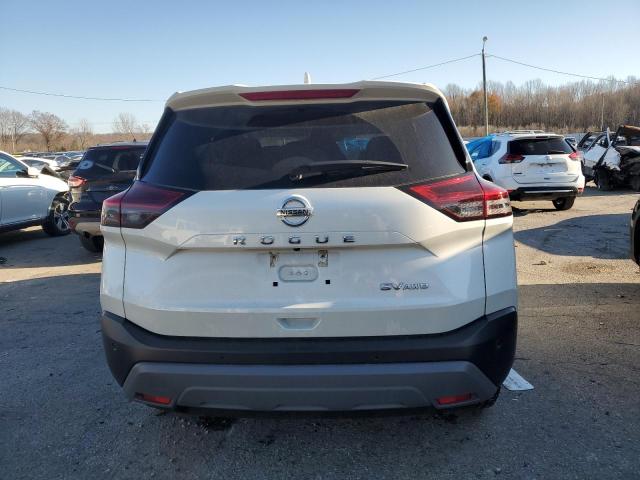 5N1AT3BBXMC775563 - 2021 NISSAN ROGUE SV WHITE photo 6