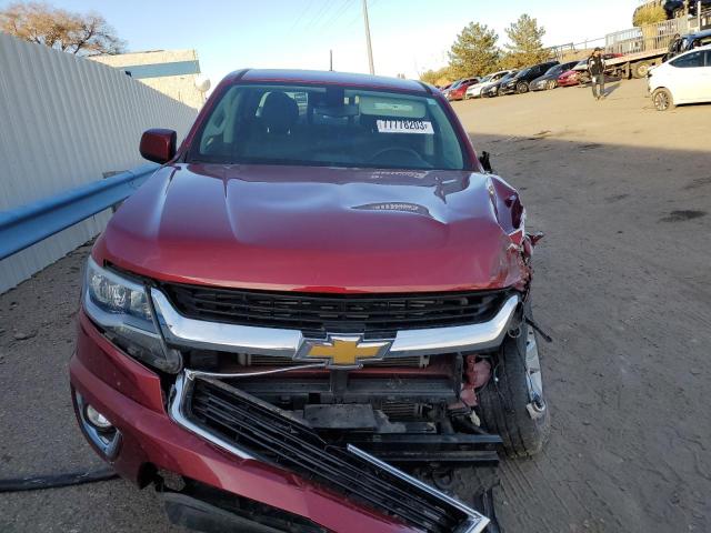 1GCPTCE12J1292996 - 2018 CHEVROLET COLORADO LT RED photo 5