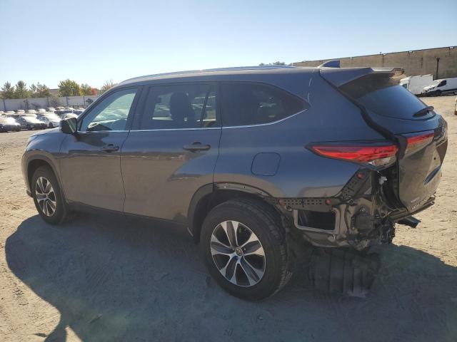 5TDGZRBH1MS540049 - 2021 TOYOTA HIGHLANDER XLE GRAY photo 2