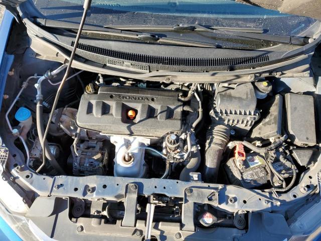 2HGFB2F91CH505035 - 2012 HONDA CIVIC EXL ლურჯი ფოტო 11