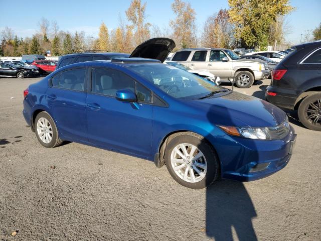 2HGFB2F91CH505035 - 2012 HONDA CIVIC EXL BLUE photo 4