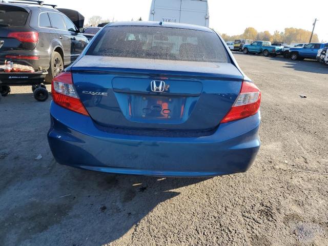 2HGFB2F91CH505035 - 2012 HONDA CIVIC EXL BLUE photo 6