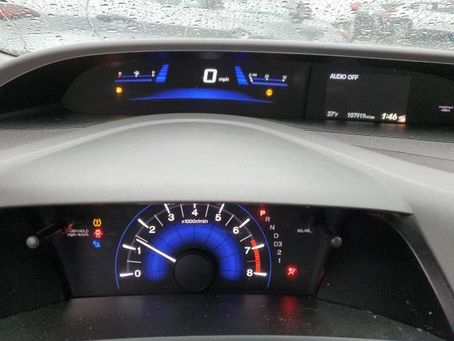 2HGFB2F91CH505035 - 2012 HONDA CIVIC EXL ლურჯი ფოტო 9