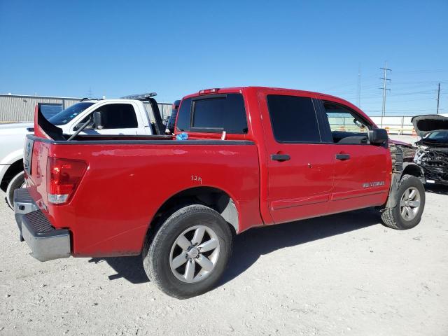 1N6AA0EC8CN300619 - 2012 NISSAN TITAN S RED photo 3