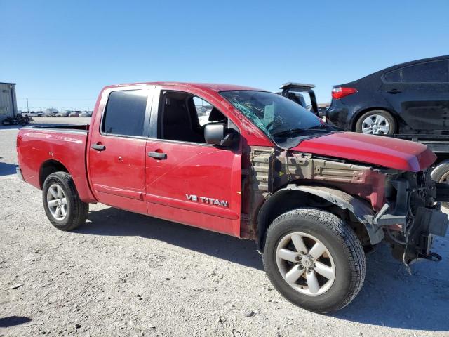 1N6AA0EC8CN300619 - 2012 NISSAN TITAN S RED photo 4