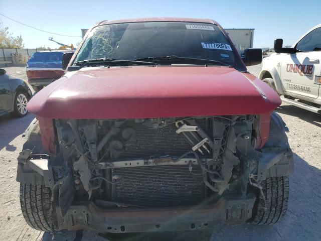 1N6AA0EC8CN300619 - 2012 NISSAN TITAN S RED photo 5