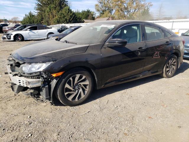 2HGFC2F79HH550033 - 2017 HONDA CIVIC EX BLACK photo 1