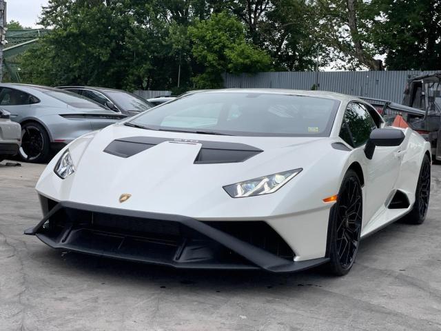 ZHWUA6ZX8PLA21439 - 2023 LAMBORGHINI HURACAN STO WHITE photo 3