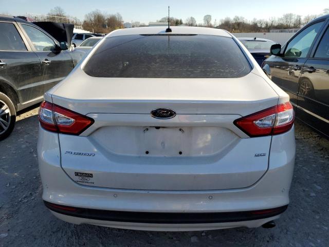 3FA6P0H76DR190695 - 2013 FORD FUSION SE WHITE photo 6