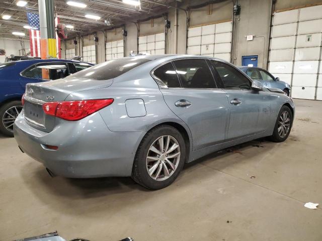 JN1CV7AR9GM252534 - 2016 INFINITI Q50 BASE BLUE photo 3