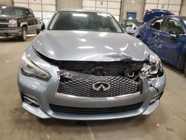 JN1CV7AR9GM252534 - 2016 INFINITI Q50 BASE BLUE photo 5