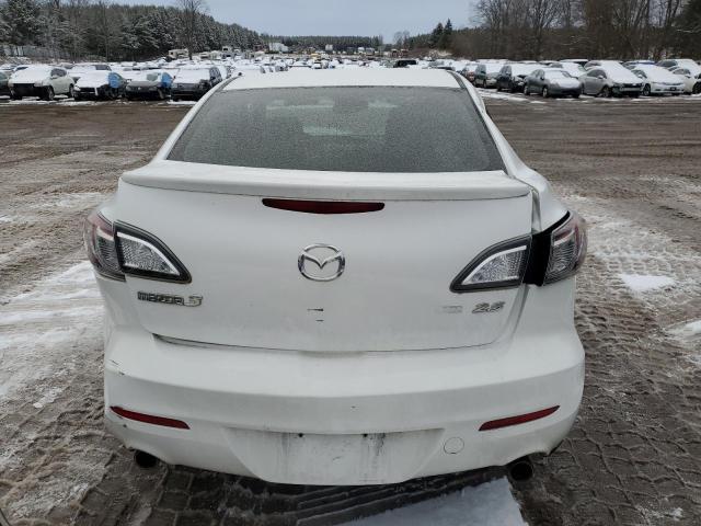 JM1BL1S5XA1106935 - 2010 MAZDA 3 S WHITE photo 6