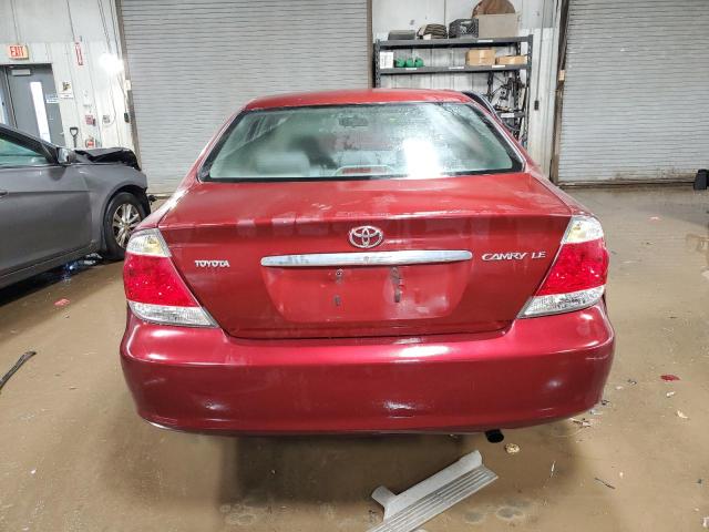 4T1BE32K46U137661 - 2006 TOYOTA CAMRY LE BURGUNDY photo 6