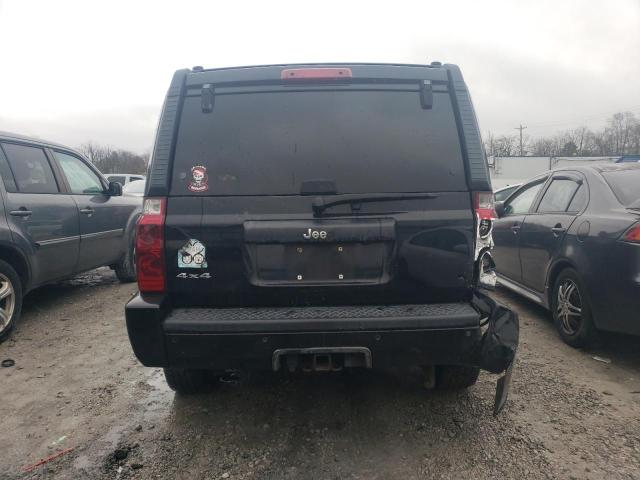 1J8HG48N96C143891 - 2006 JEEP COMMANDER BLACK photo 6