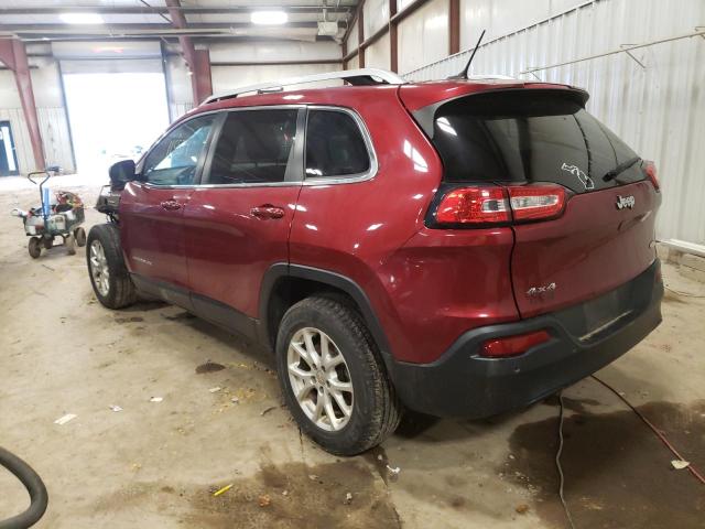 1C4PJMCB4FW558035 - 2015 JEEP CHEROKEE LATITUDE BURGUNDY photo 2