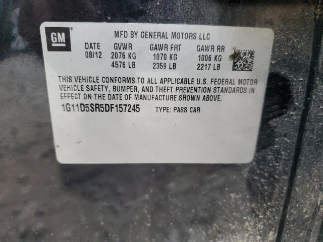 1G11D5SR5DF157245 - 2013 CHEVROLET MALIBU 1LT 石墨色 照片 13