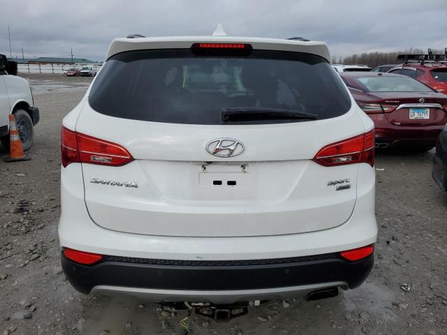 5XYZUDLB8GG316346 - 2016 HYUNDAI SANTA FE S WHITE photo 6