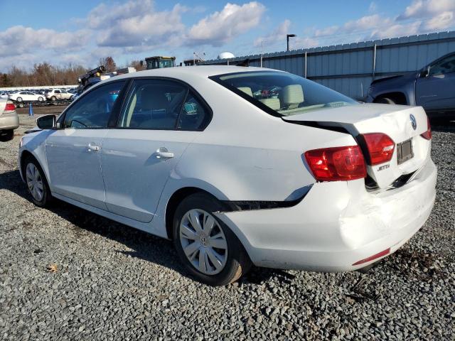 3VWD17AJ2EM405759 - 2014 VOLKSWAGEN JETTA SE WHITE photo 2