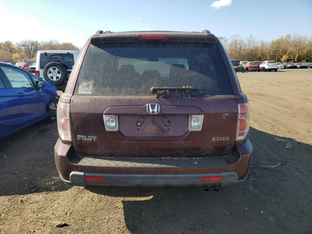 5FNYF18448B047480 - 2008 HONDA PILOT EX BURGUNDY photo 6