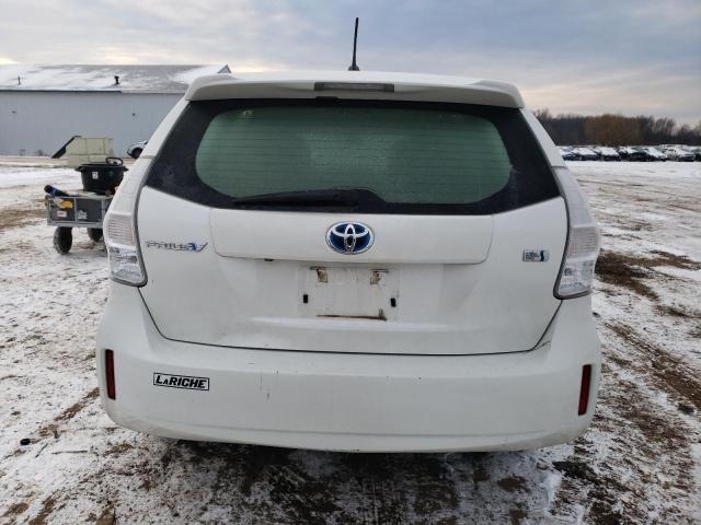 JTDZN3EU5C3038669 - 2012 TOYOTA PRIUS V WHITE photo 6