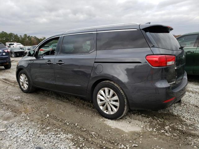 KNDMC5C19G6108182 - 2016 KIA SEDONA EX GRAY photo 2