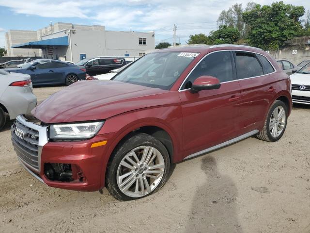 WA1BNAFY1J2109371 - 2018 AUDI Q5 PREMIUM PLUS RED photo 1