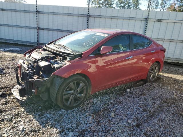 KMHDH4AE4GU522950 - 2016 HYUNDAI ELANTRA SE RED photo 1