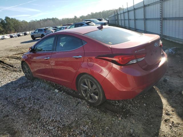 KMHDH4AE4GU522950 - 2016 HYUNDAI ELANTRA SE RED photo 2