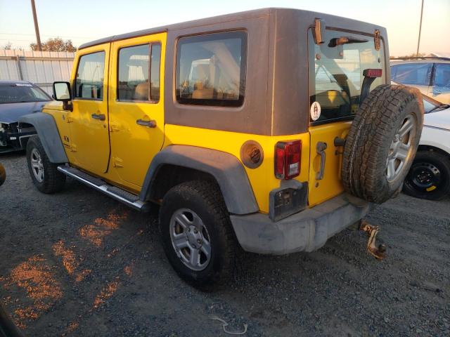 1J4GA39139L768005 - 2009 JEEP WRANGLER U X YELLOW photo 2